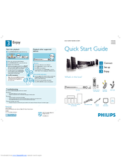 Philips HTS3355/55 Quick Start Manual