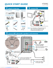 Philips HTS5500C/37X Quick Start Manual