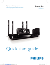 Philips HTS5553/98 Quick Start Manual