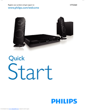 Philips HTS3260 Quick Start Manual