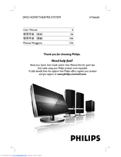 Philips HTS6600/98 User Manual