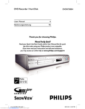 Philips DVDR7300H User Manual