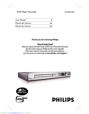 Philips DVDR3380/78 User Manual
