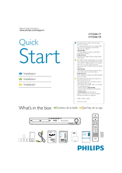 Philips HTS3506/F8 Quick Start Manual