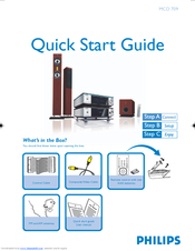 Philips MCD709/37B Quick Start Manual