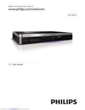 Philips BDP8000/12 Quick Start Manual
