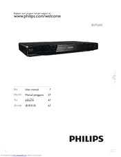 Philips BDP2600/98 User Manual