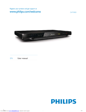 Philips DVP3800/05 User Manual