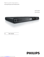 Philips DVP3362K User Manual
