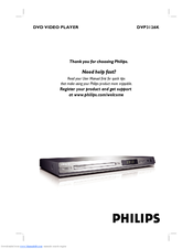Philips DVP3126K/61 User Manual