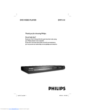 Philips DVP3144 User Manual