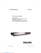 Philips DVP3146 User Manual