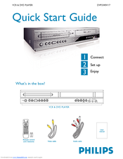 Philips DVP3340V Quick Start Manual