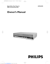 Philips DVP620VR/78 Owner's Manual