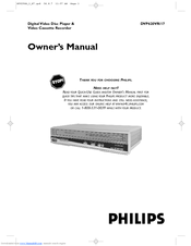 Philips DVP620VR/17B Owner's Manual