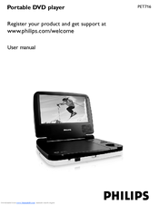 Philips PET716/58 User Manual