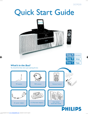 Philips DCM230/12 Quick Start Manual