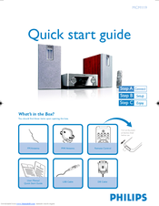 Philips MCM119/05 Quick Start Manual