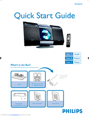 Philips MCB275/05B Quick Start Manual