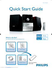 Philips MCM204/05 Quick Start Manual