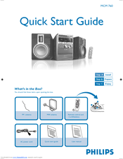 Philips MCM760/05 Quick Start Manual