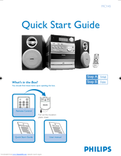 Philips MC145/05 Quick Start Manual