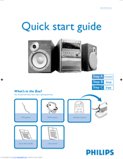 Philips MCM510/22 Quick Start Manual
