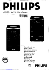 Philips MC170 Instructions For Use Manual