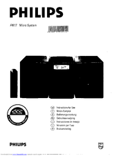 Philips FW17/22 Instructions For Use Manual