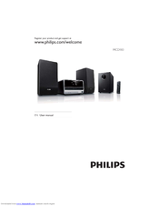 Philips MCD183/79 User Manual