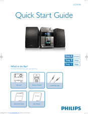 Philips DCB188/79 Quick Start Manual