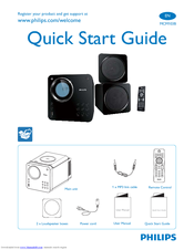 Philips MCM103B/12 Quick Start Manual