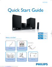 Philips MCM302/55 Quick Start Manual