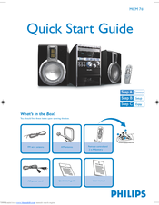 Philips MCM761/61 Quick Start Manual