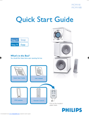 Philips MCM118B/12 Quick Start Manual