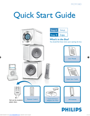 Philips MCM138D/93 Quick Start Manual