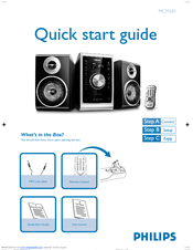 Philips MCM285/79 Quick Start Manual