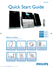 Philips MCM279/55 Quick Start Manual