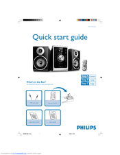 Philips MCM285/77 Quick Start Manual