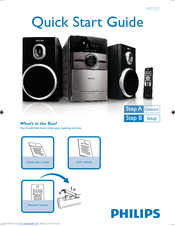 Philips MC157 Quick Start Manual