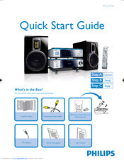 Philips MCD716/58 Quick Start Manual