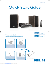 Philips BTM177/12 Quick Start Manual