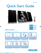 Philips MCM239/55 Quick Start Manual