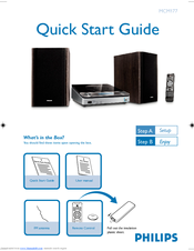 Philips MCM177/12 Quick Start Manual