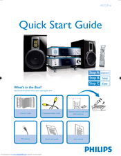 Philips MCD716/12 Quick Start Manual