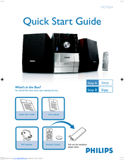 Philips MCM204/96 Quick Start Manual