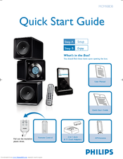 Philips MCM108DB/37 Quick Start Manual