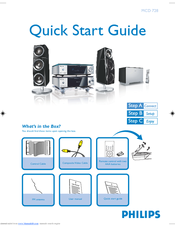 Philips MCD728/93 Quick Start Manual
