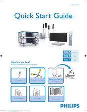 Philips MCD755/93 Quick Start Manual