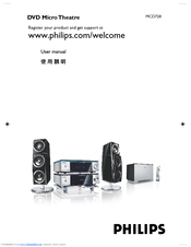 Philips MCD728/98 User Manual